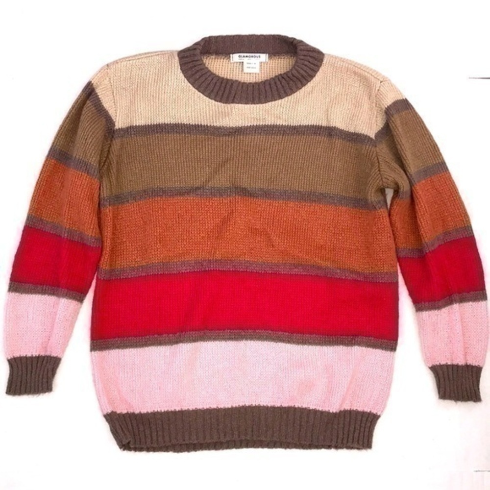 Glamorous Colorblock Sweater - Picture 2 of 9